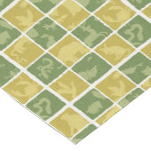 Chemin De Table Court motif orienté de zoo (Coin)