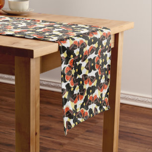 Chemin De Table Court Motif papillon de la teigne