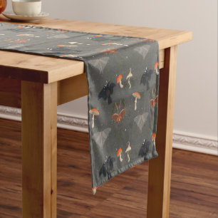 Chemin De Table Court Motif papillon de la teigne
