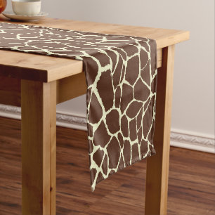 Chemin De Table Court Motif Peau de girafe