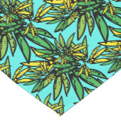 Chemin De Table Court Motif Plante Tropical Exotic (Coin)