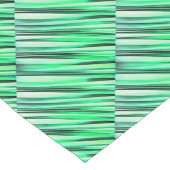 Chemin De Table Court Motif rayé Sérénité Turquoise (Coin)