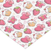 Chemin De Table Court motif romantique de nourriture (Coin)