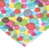 Chemin De Table Court Motif rond 2 d'enfants de bulles (Coin)