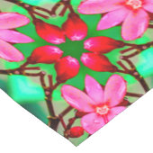 Chemin De Table Court Motif Rose du désert (Coin)