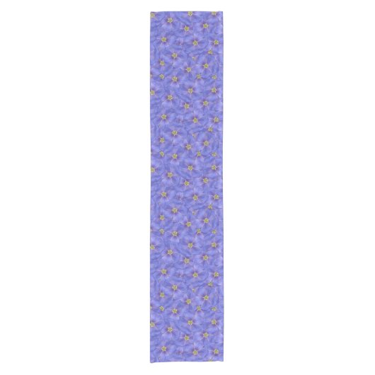 Chemin De Table Court Motif sans couture bleu (Devant)