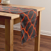 Chemin De Table Court Motif sans couture de flux de lave (In Situ)