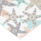 Chemin De Table Court Motif sans Seamless Starfish (Coin)