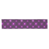 Chemin De Table Court Motif solaire monochrome boho - violet (Horizontal)