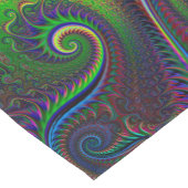 Chemin De Table Court Motif spiral coloré Abstrait (Coin)