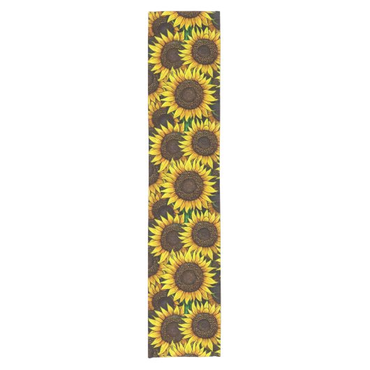Chemin De Table Court Motif Sunny Large (Devant)