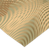 Chemin De Table Court Motif tourbillonnant abstrait en vert olive (Coin)