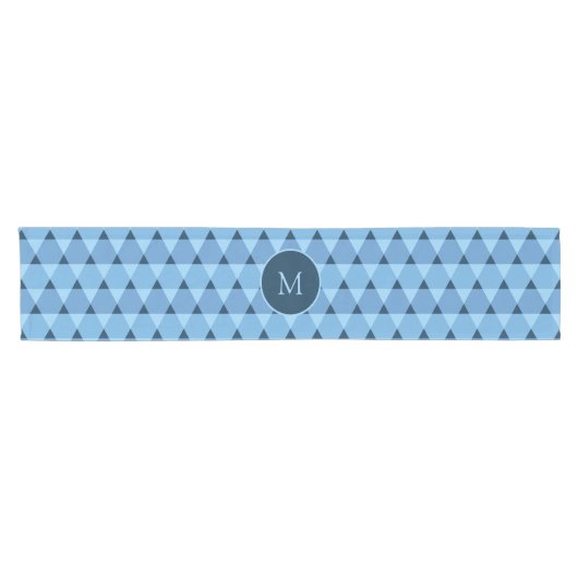 Chemin De Table Court Motif Triangles (Horizontal)