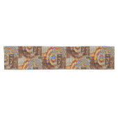 Chemin De Table Court Motif Tribal Africain (Horizontal)