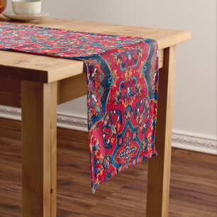 Chemin De Table Court Motif Turc Oriental Perse Antique Vintage