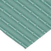 Chemin De Table Court Motif turquoise ornemental (Coin)