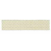 Chemin De Table Court Motif Vert Olive (Horizontal)