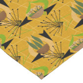 Chemin De Table Court Motifs atomiques en or | Milieu du siècle (Coin)