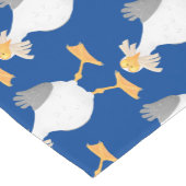 Chemin De Table Court Mouette drôle avec frites dessin animé (Coin)