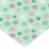 Chemin De Table Court Multicolored snowflake pattern – winter christmas (Coin)