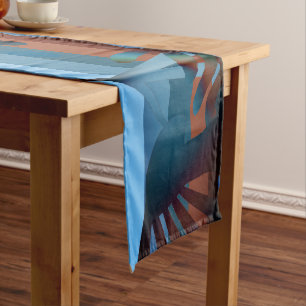 Chemin De Table Court Musique Kokopelli Sud-Ouest 2 14X72 Table Runner