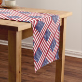 Chemin De Table Court Nappe à drapeau américain (In Situ)