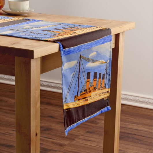 Chemin De Table Court nappe de table du navire Titanic (In Situ)