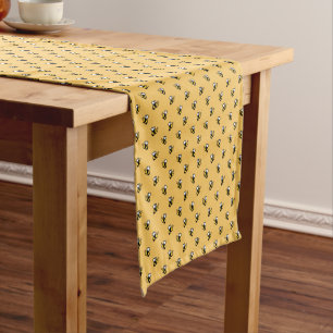 Chemin De Table Court Nappe Motif d'abeilles