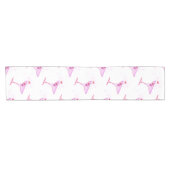 CHEMIN DE TABLE COURT NAPPERONS - PINK MARTINI (Horizontal)