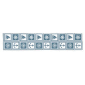 Chemin De Table Court Nautical themed design (Horizontal)