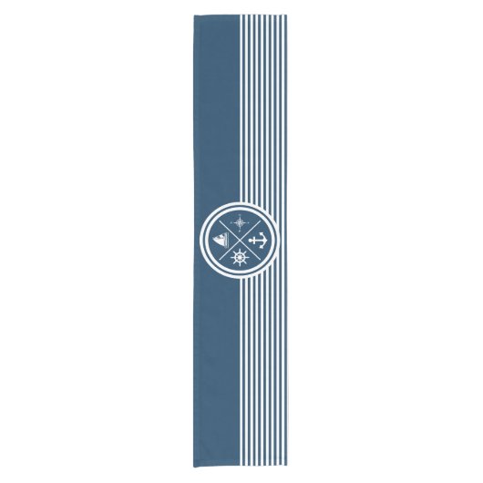 Chemin De Table Court Nautical themed design (Devant)