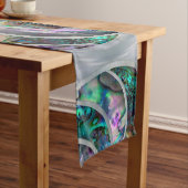 Chemin De Table Court Nautilus Shell Abalone et Pearl (In Situ)