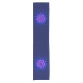 Chemin De Table Court Neon Rosette Glow (Devant)