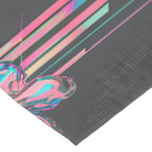 Chemin De Table Court Neon Sakura Glitch (Coin)