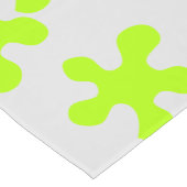 Chemin De Table Court néon vert citron gris amusant enfants (Coin)