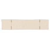Chemin De Table Court Neutral Farmhouse Botanical Table Runner (Horizontal)