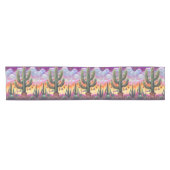 Chemin De Table Court Noël dans le désert Sud-Ouest Saguaro Cactus (Horizontal)