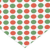 Chemin De Table Court Noël Polka Dot Vacances d'hiver modernes (Coin)