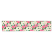 Chemin De Table Court Noël rose Poinsettias (Horizontal)