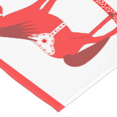 Chemin De Table Court Noël scandinave Cheval Rocking (Coin)