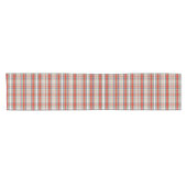 Chemin De Table Court Noël Vacances Simple Russe Rouge Vert Plaid (Horizontal)