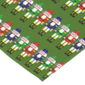 Chemin De Table Court Noisette Soldats Noël (Coin)