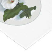 Chemin De Table Court Nom fait sur commande et zantedeschia (Coin)