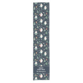 Chemin De Table Court Nom personnalisé Noël Père Noël (Devant)