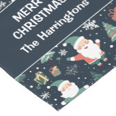 Chemin De Table Court Nom personnalisé Noël Père Noël (Coin)