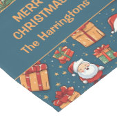 Chemin De Table Court Nom personnalisé Noël Père Noël (Coin)