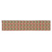 Chemin De Table Court Nostalgale Mistletoe et Holly Christmas (Horizontal)
