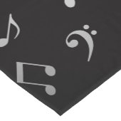 Chemin De Table Court notes de musique en argent (Coin)