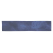 Chemin De Table Court Nuages bleus foncés (Horizontal)