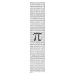 Chemin De Table Court Numéro noir d'origine pi jour symbole mathématique